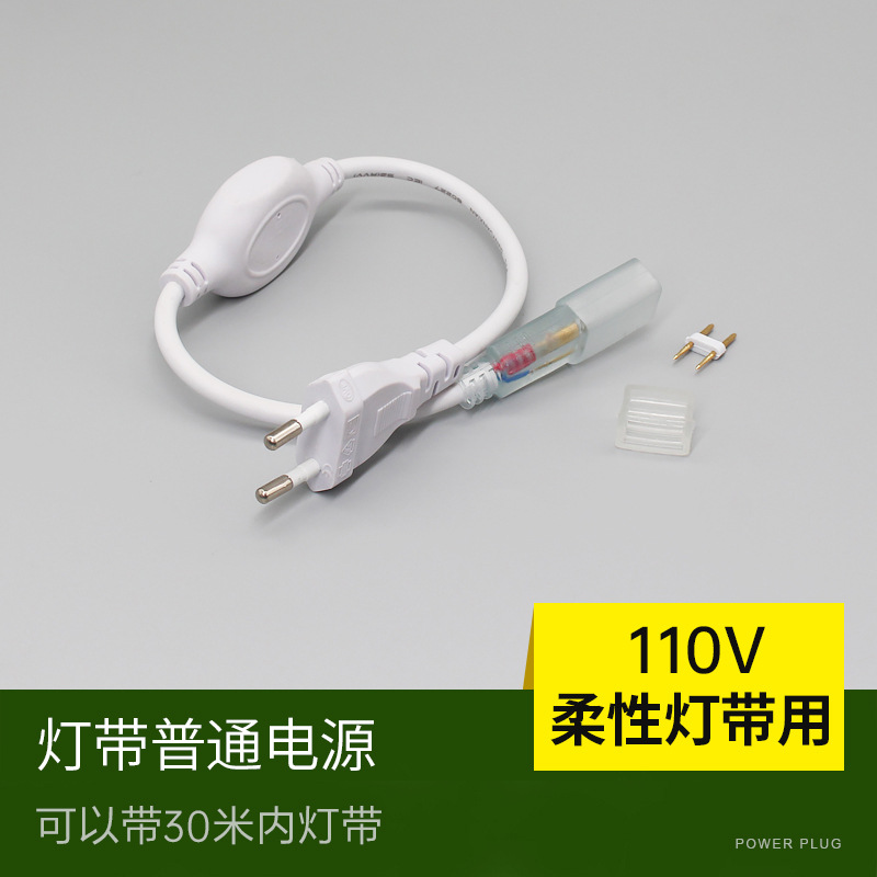 Tira de luz flexible de neón LED colorido 110V Comercio exterior transfronterizo popular barra de luz al aire libre impermeable Super brillante iluminación decorativa