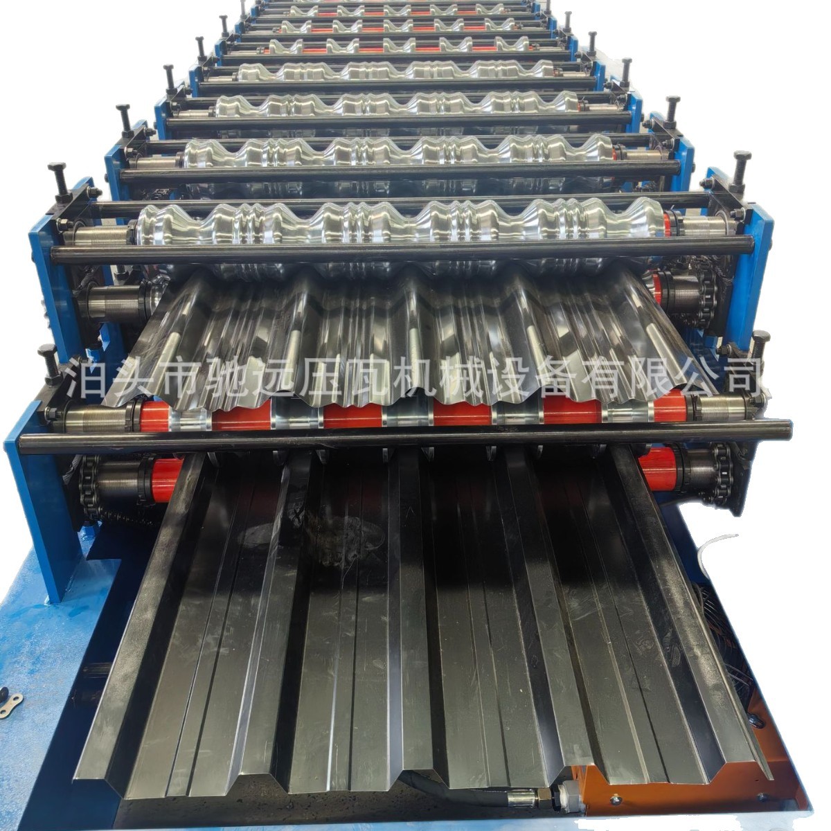 Color Steel Tile Press Machine Iron Sheet Fully Automatic Tile Press Machine Equipment Color Steel Tile Metal Cold Bending Forming Equipment