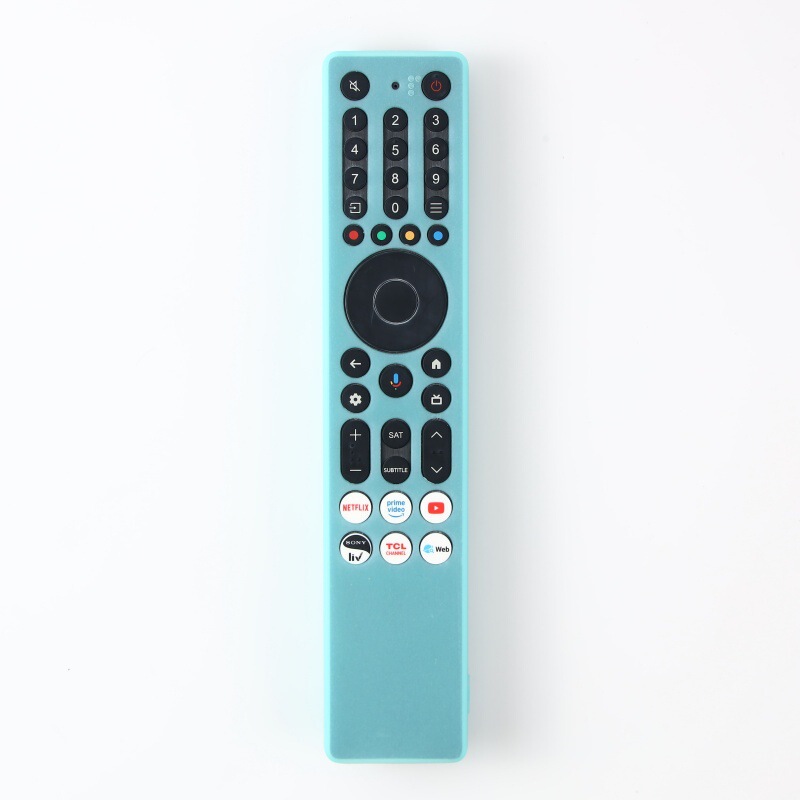 TCL RC833A テレビリモコン保護カバーに適した国境を越えた新しいスタイル中空シリコン滑り止めと落下防止リモコンカバー|undefined