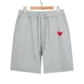 Cotton Shorts - Gray - Red Eye