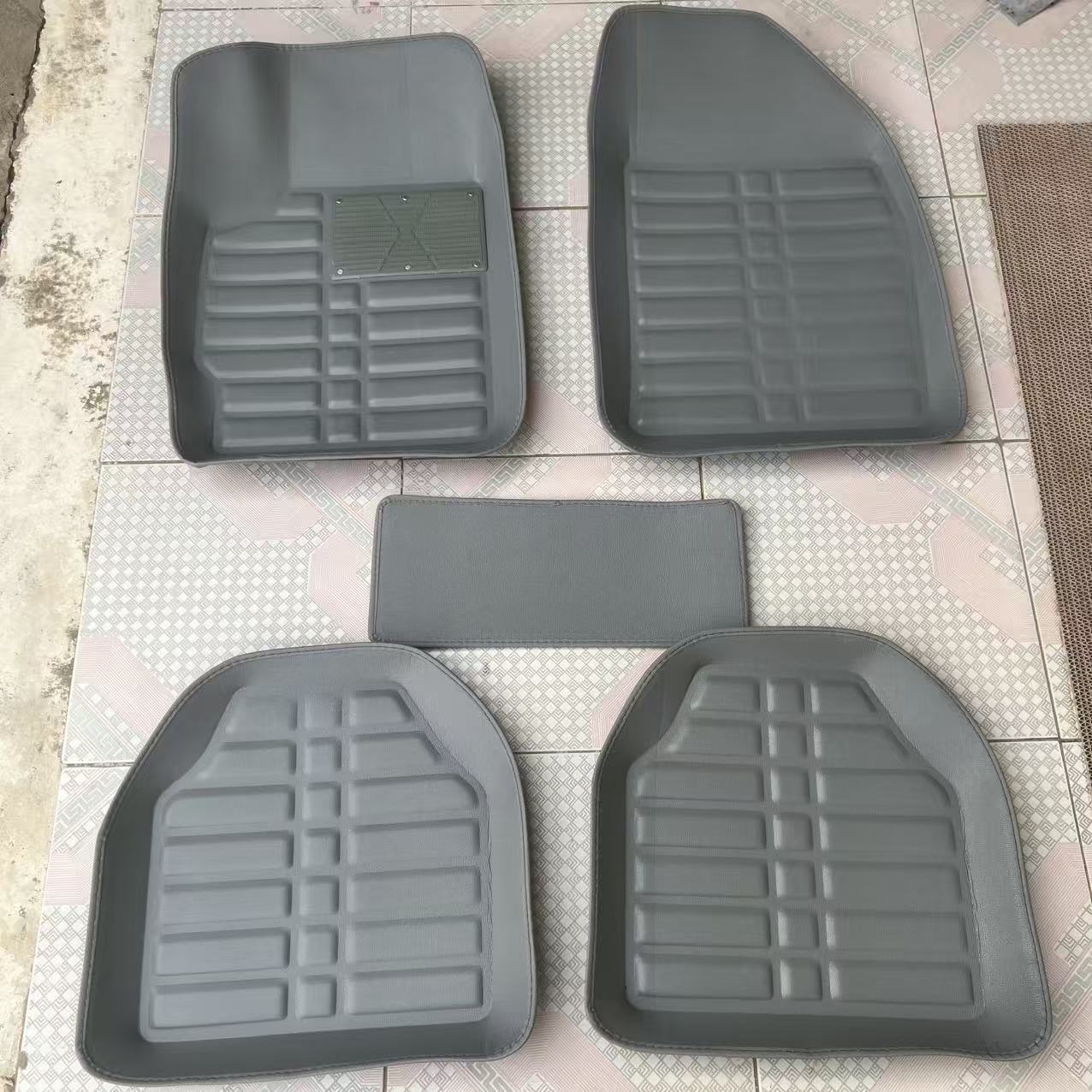 Cross-Border Labeling Amazon Wholesale Dropshipping Temu Universal Car Floor Mats Five-Piece Set Right-Hand Drive Car Floor Mats