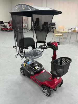 Elektromobil üçün ön şüşə çətiri (günlük) Scooter for Picking up and Dropping Off - a-set-of-four-wheeled-scooter-awnings-dark-gray