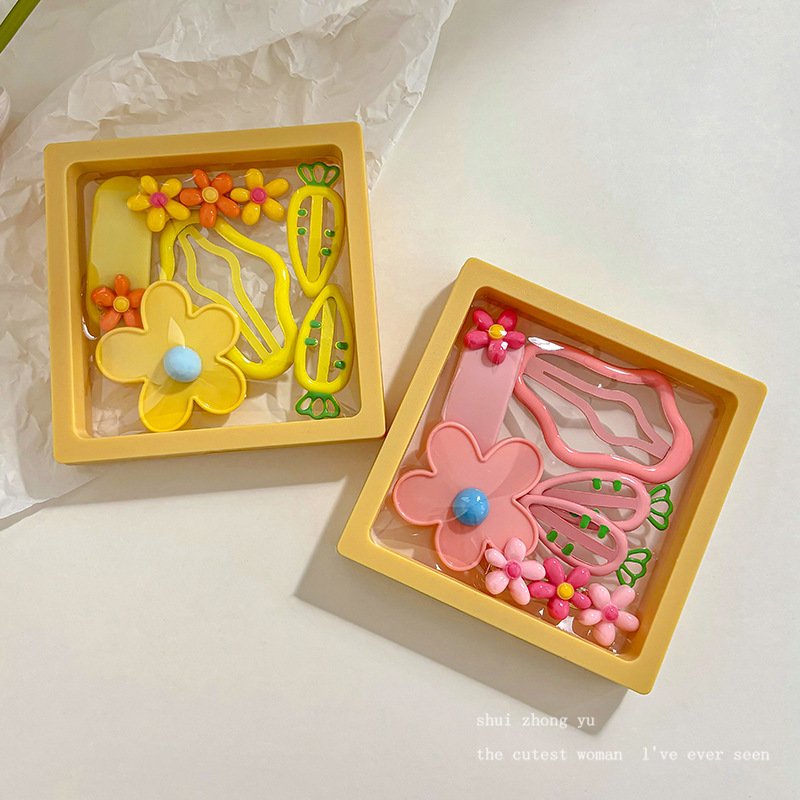 Clip de cabello de dopamina para niñas broche de cabello de la frente broche de cabello rotura BB clips lateral clips de cabello de bebé clips de frangeo toque