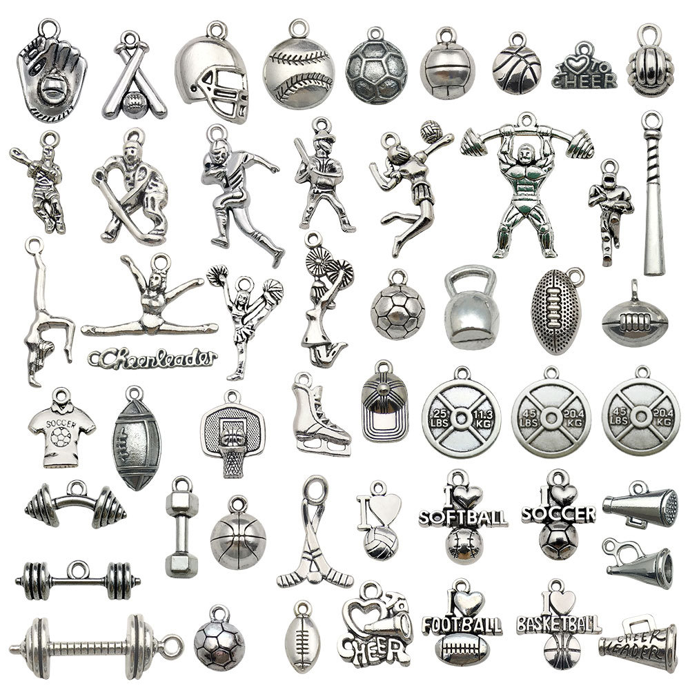 33g Weight Pendant Jewelry Making Type 10-30mm Jewelry Making Size DIY Jewelry Accessories Classification 1 Set Quantity Zinc alloy Material Human, Letter, Ball Pattern Casual, Simple Style Style 1 Set 10-30mm Zinc Alloy Human Letter Ball Pendant 无