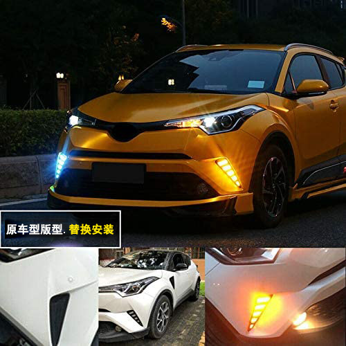 adaptado para la luz diurna de Toyota Yizéchr conducida por la luz de dirección de la luz de niebla delantera y trasera especial de modificación no destructiva