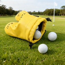 跨境新款厂家批发高尔夫小球袋收纳袋 送礼恶搞节日送礼 可调松紧