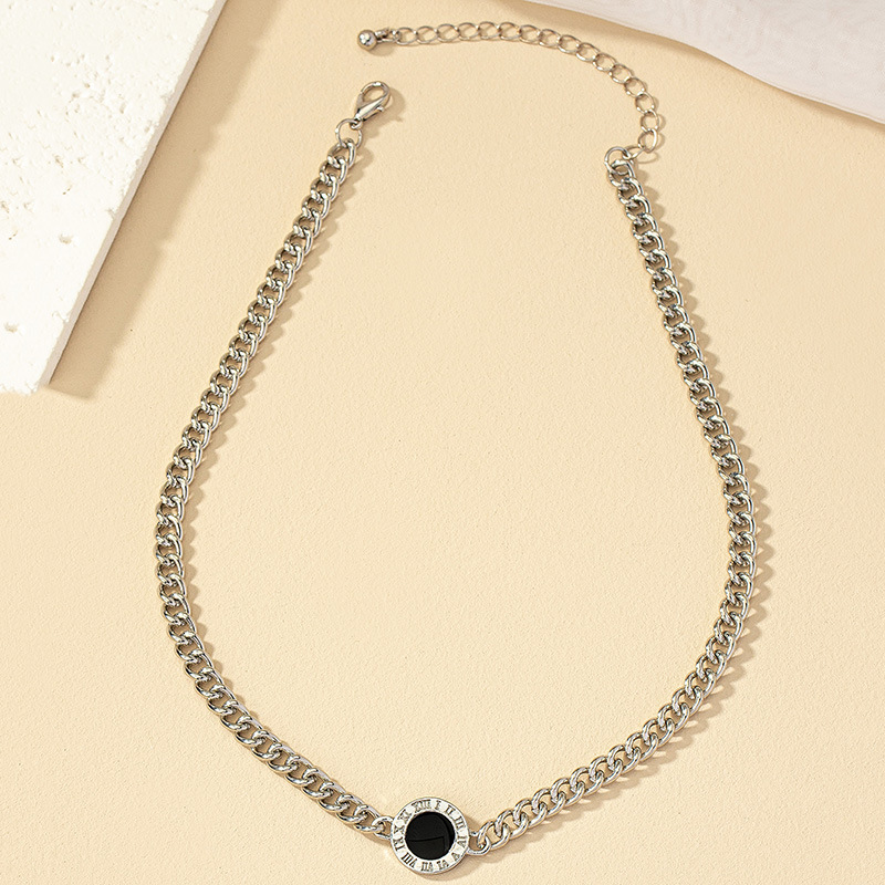 Lina collar retro de turquesa para mujer estilo coreano_voghion.com