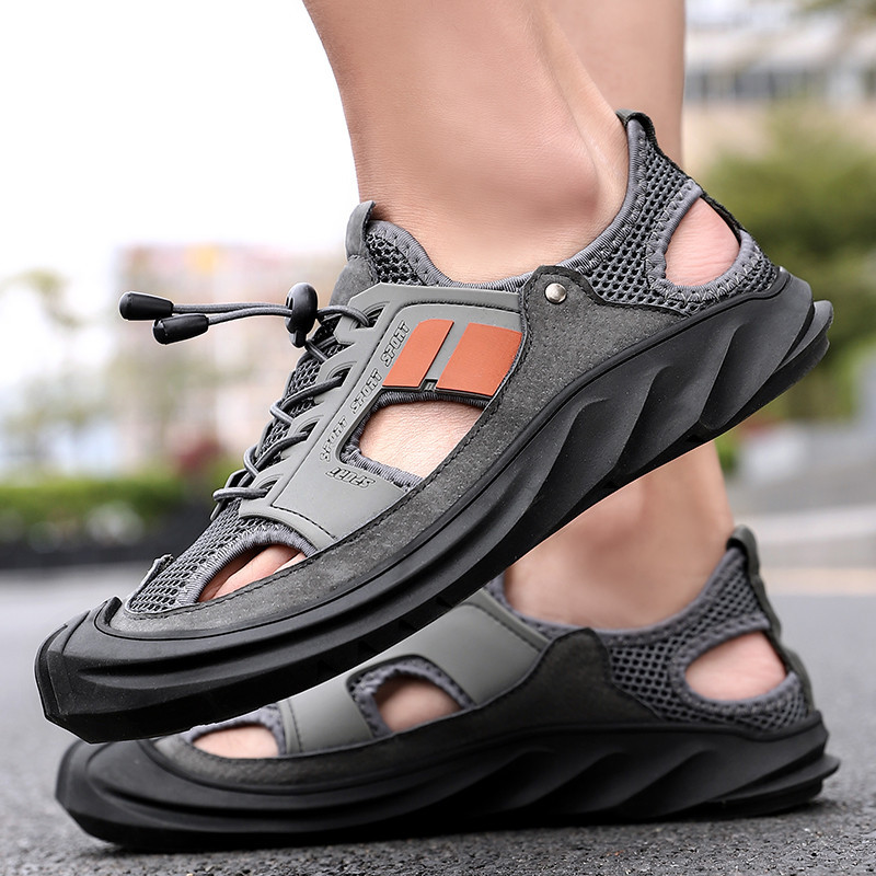 2021 autumn sandals large size men's cro...