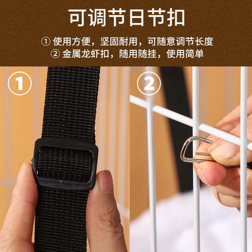 Cat hammock, universal for all seasons, cat mat, breathable cat cage hammock, adjustable round cat nest, cat hammock wholesale