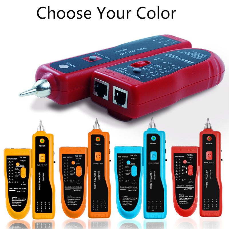 Buscador de línea multifuncional prueba de red POE anti-quema patrulla de línea inspección de línea prueba de línea anti-interferencia de varios colores disponibles
