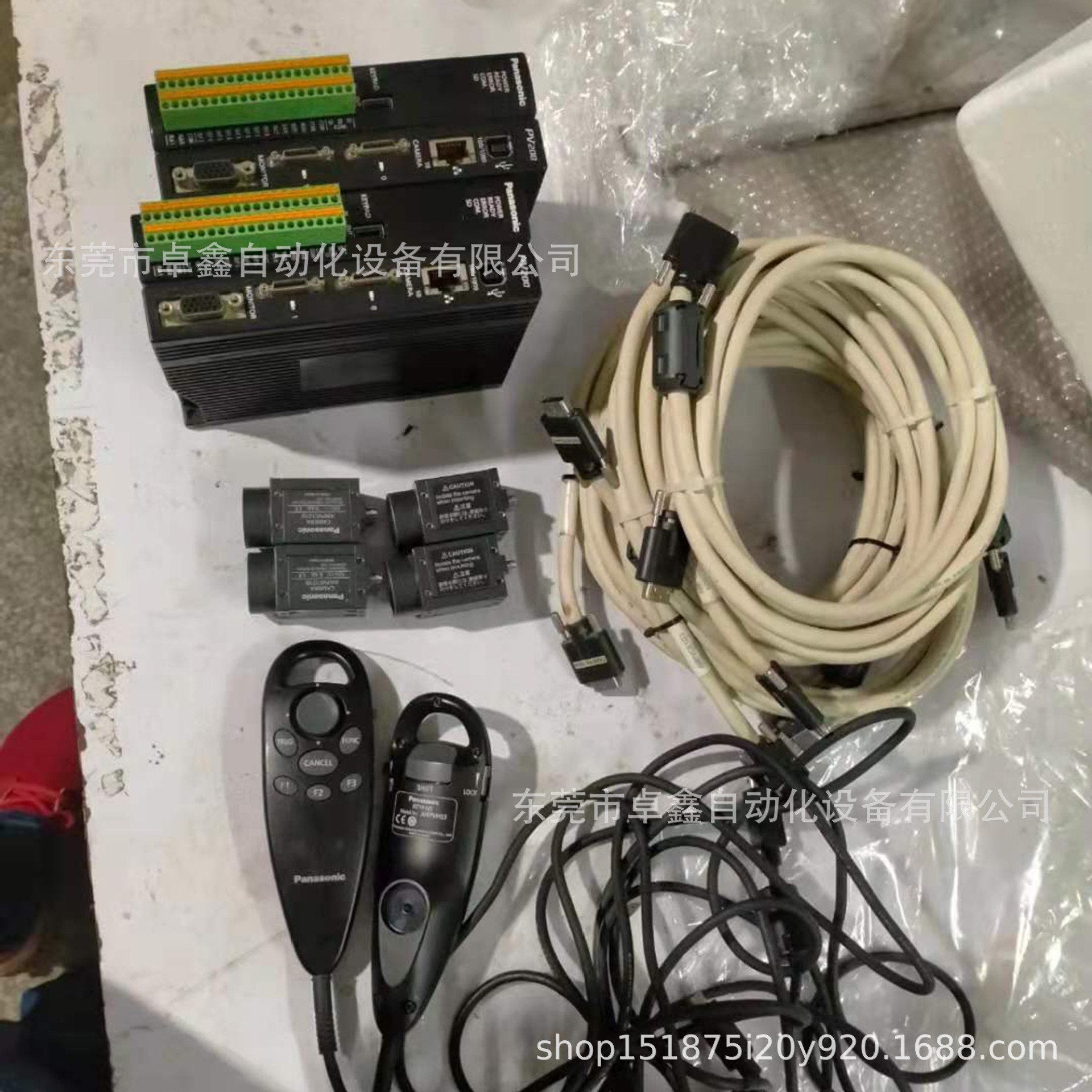 松下一拖二视觉设备 ANPV0202ADP 相机 ANPVC1210 拆机二手议价
