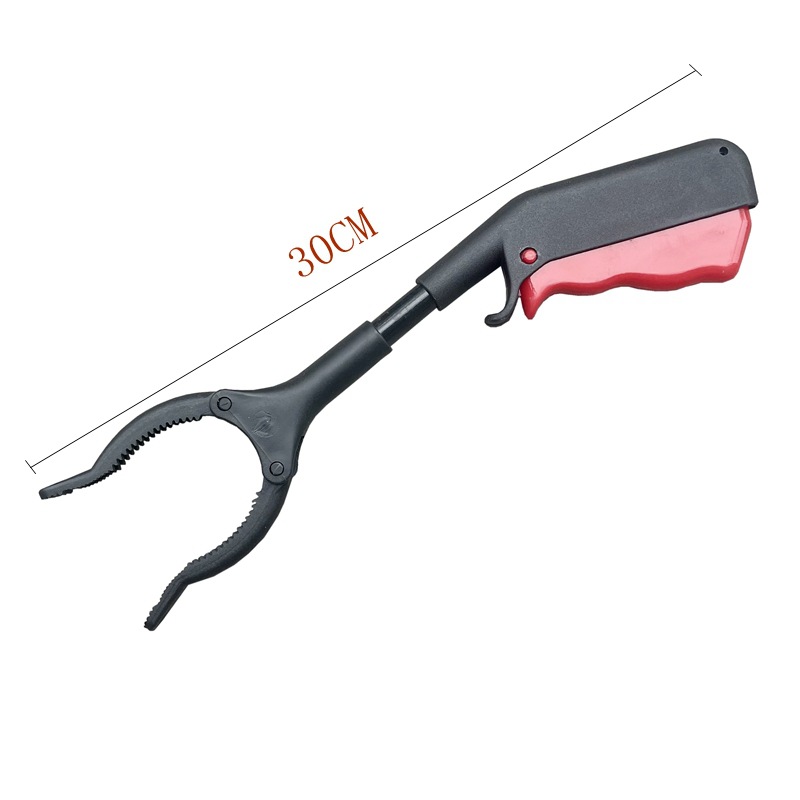 Clip de basura para el hogar plástico tubo de hierro clip de recogida mango corto clip sanitario clip de ratón pinza de ratón 28cm