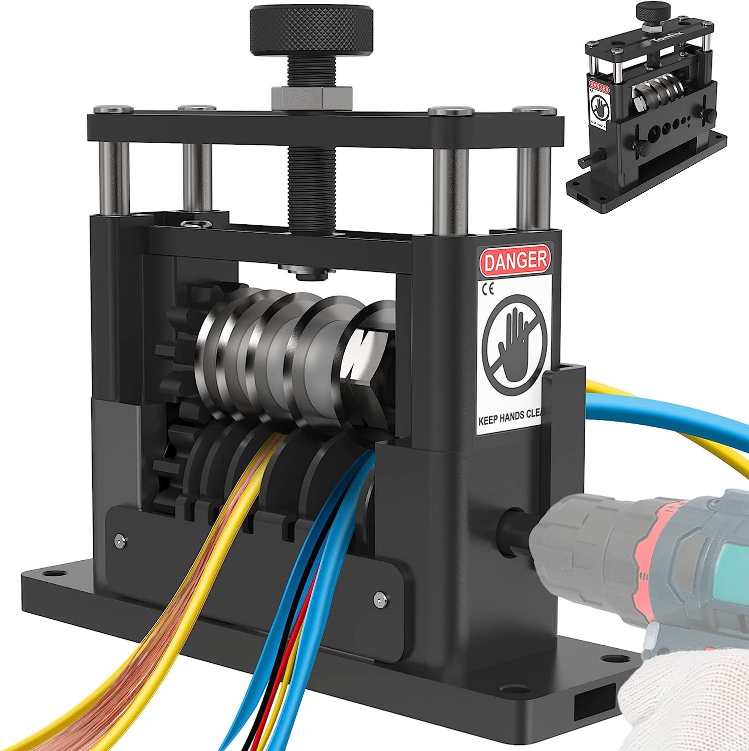 6通道剥线机 废铜线家用拨线器废旧电缆去皮电线剥皮机自动