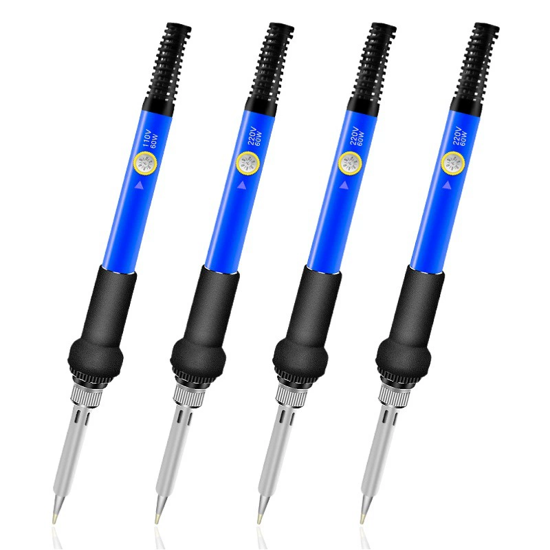 Электрический паяльник с постоянной температурой, регулируемая температура 60 Вт, европейский стандарт/Британский стандарт/американский стандарт 110 В/220 В, паяльный аппарат, сварочный инструмент