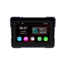 2025年摩托车carplay导航记录仪导航仪一体机防水车载夜视后视镜