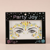 European and American PARTYJOY Music Festival Makeup Special Eyes Eye Diamond Diamond Face Diamond Eyes Crows Crowd Drills