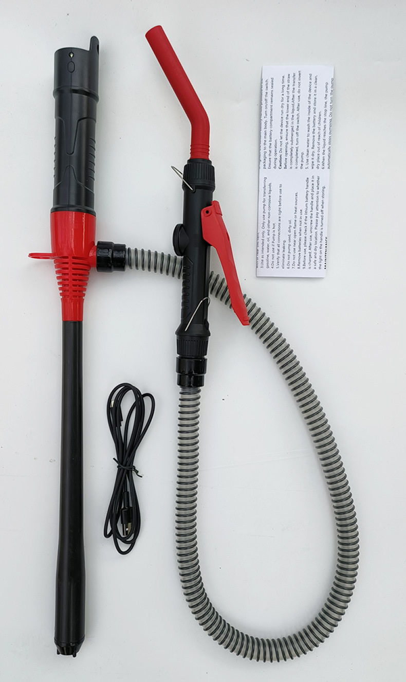 Lithium battery rechargeable oil pump, electric oil extractor, car fuel tank suction pipe, gasoline, diesel, urea, fish tank water changer