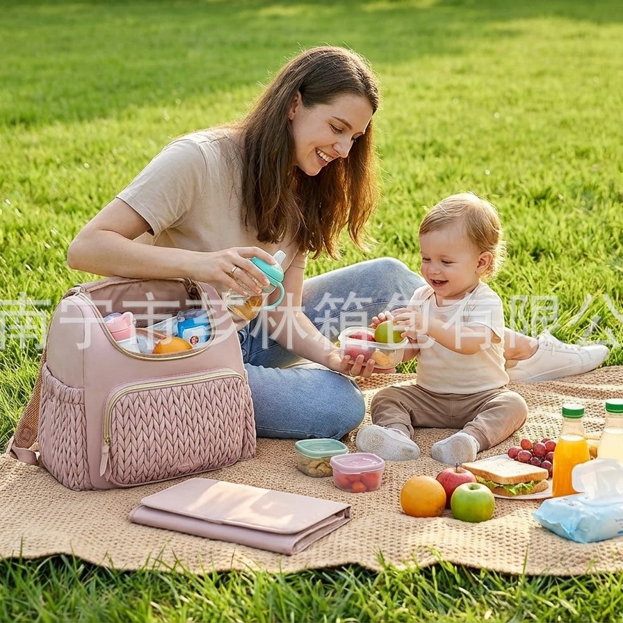 Amazon's Best-Selling Baby Diaper Bag, Large Capacity Travel Diaper Bag, Delivery Hospital Bag with Pacifier Bag