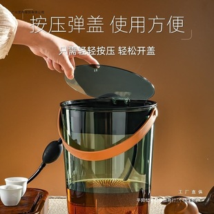 Tea Bucket Tea Residue Separation Filter Drainage Bucket Tea Ceremony Tea Table Trash Can Kung Fu Tea Set Accessories Household Waste Water Bucket