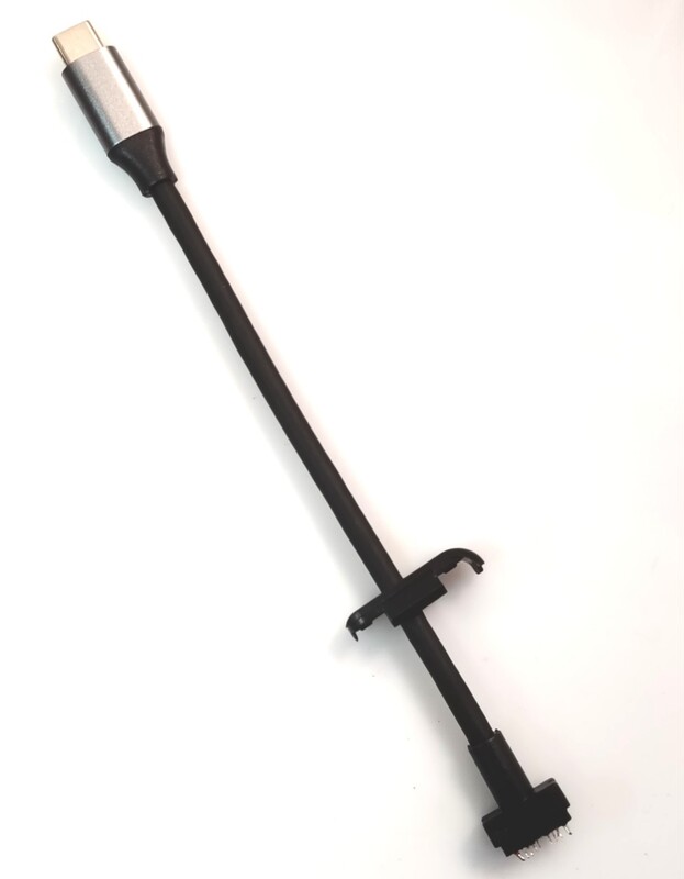 Expansion Dock Data Cable Usb3.1Type-C16P to Open Adapter Cable + Sr Cable Clip 173mm