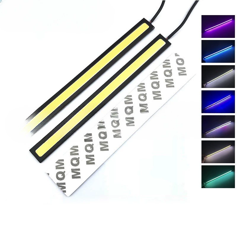 Автомобиль COB дневной свет 17 см дневной свет красочный ультратонкий универсальный мощный дневной ход рулевой дневной свет