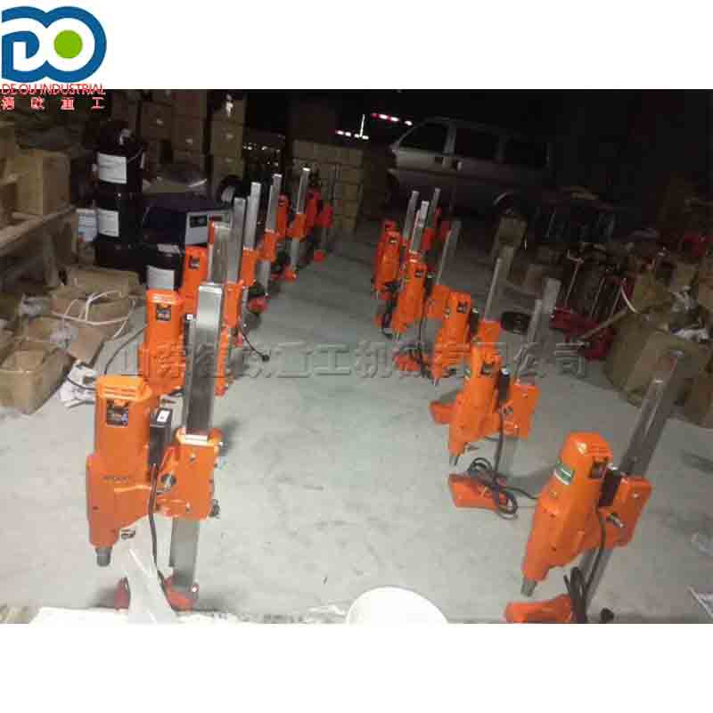 路面施工电动水钻机 混凝土金刚石钻孔设备 建筑工程打孔取芯机