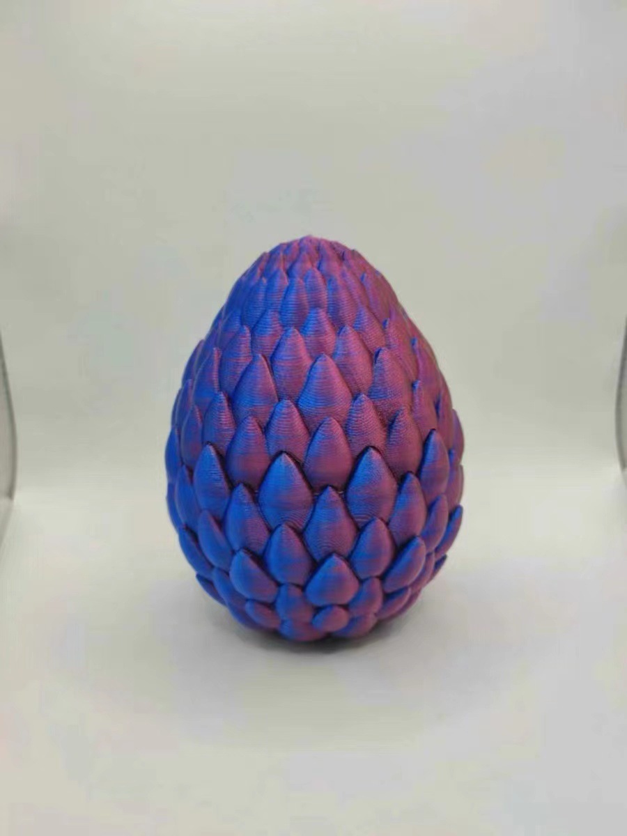 Impresión 3D dragón huevo dragón caja de regalo traje zafiro dragón decoración regalo hecho a mano color decoración moda creativa jugar