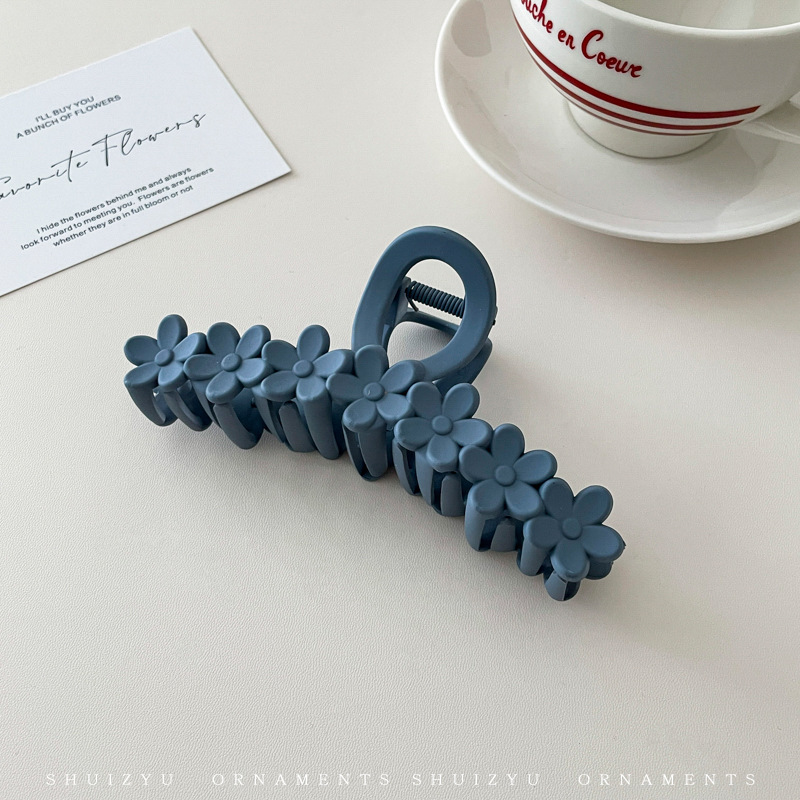 Clip de pelo marrón grande Nueva horquilla cuadrada accesorios para el cabello clip de horquilla simple Cabeza trasera clip de pelo clip de tiburón tocado