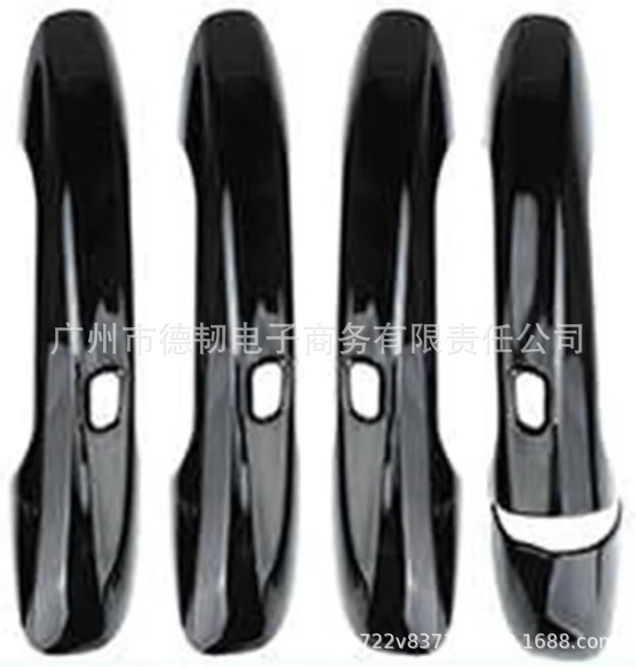 Suitable for Mercedes Benz CLA GLC A C E Class, glossy black door handle with carbon fiber finish