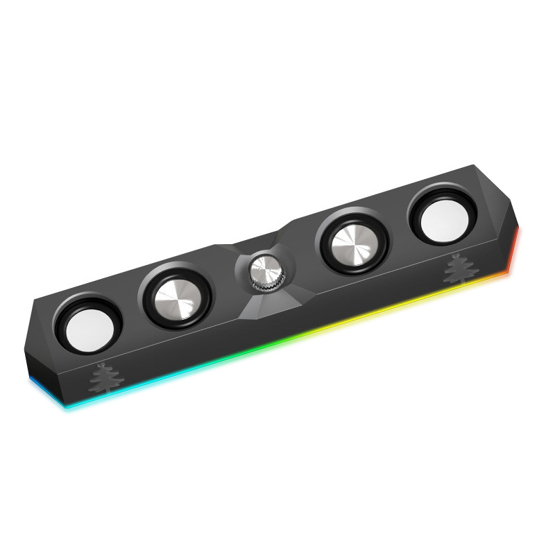 Bluetooth オーディオサブウーファー e スポーツ RGB ストリップスピーカーデスクトップコンピュータノートブックデスクトップホームスピーカー|undefined