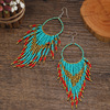 Retro accessory, ethnic earrings, suitable for import, European style, boho style, ethnic style