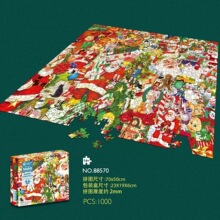 �羳����ѷʥ��ƴͼ1000Ƭ Christmas���˽���ƴͼ ʥ��������