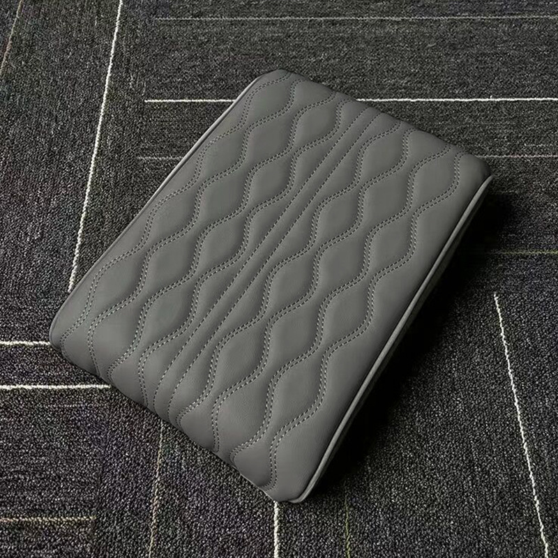 Fushou – Armrest box pad Heightening Pad Driver - striped-armrest-box-gray-large