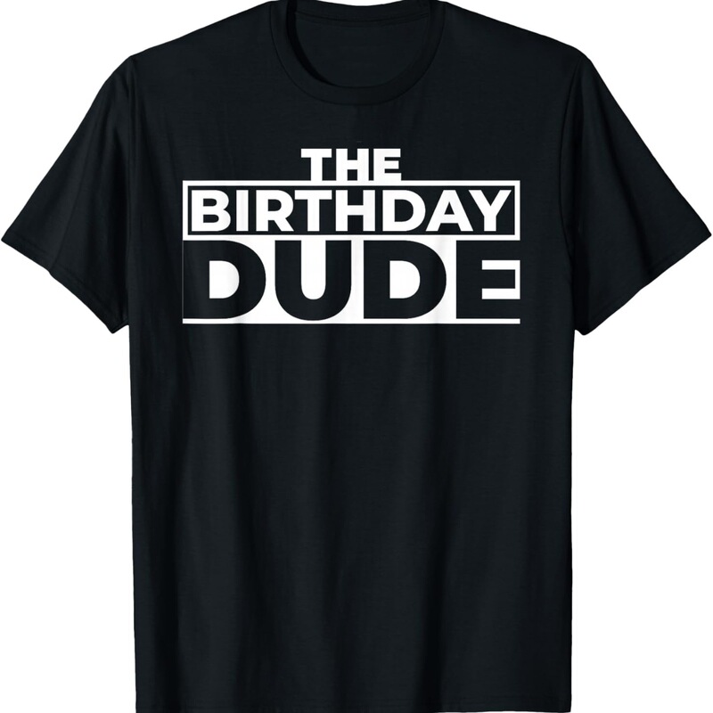 Cross-Border European and American Trendy Husband-Themed Graphic T-Shirt, White T-Shirt, Black Birthday Novelty Default Item 	 Men's Short-Sleeved T-Shirt
