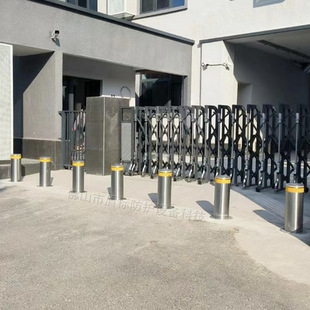 Customized Electric Telescopic Anti-Collision Column, Ground Automatic Adjustable Car Blocker, Shallowly Buried Removable Road Pile for Park and School
