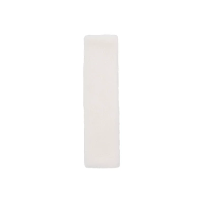 Seat belt shoulder pad imitation rabbit fur simple car - rabbit-fur-shoulder-pad-white