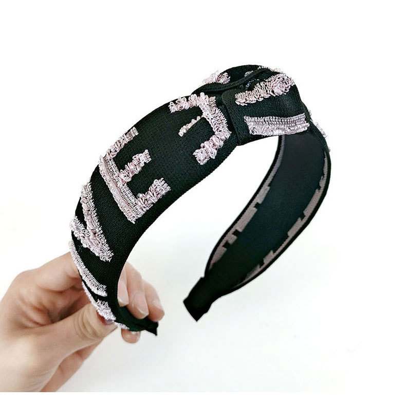 Korean Letter Knotted Hair Band display picture 8