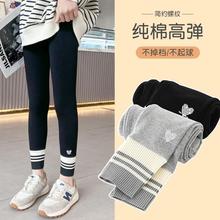 女童打底裤秋冬2024儿童冬纯棉女孩休闲中大童外穿加绒裤子百搭潮