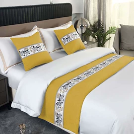 酒店床品套件;枕套;被套