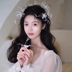 ヘラオリジナル仙美水晶蝶ビーズ羽カチューシャ森系高級結婚式の頭飾りの美しい花嫁の頭花