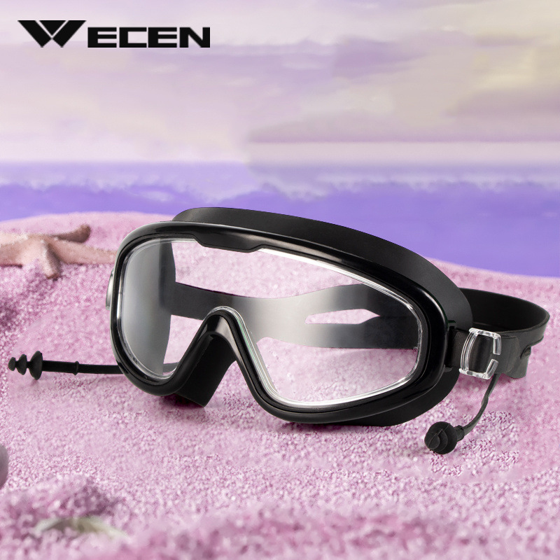 인기 색상: 스타 블랙 [플랫 스타일] - 수영 고글 [HD 방수 및 김서림 방지]