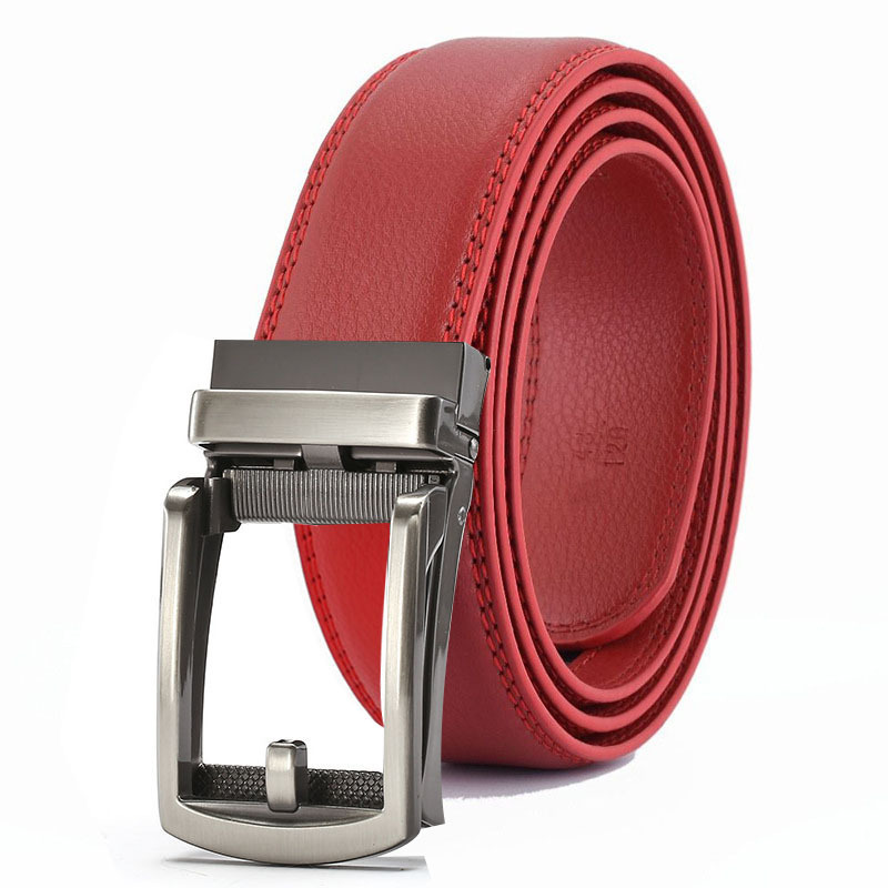 Comercio exterior cinturón de hebilla automática de los hombres cinturón falso pin hebilla de negocios moda viajero clip hebilla Venta caliente cinturón 35mm ancho