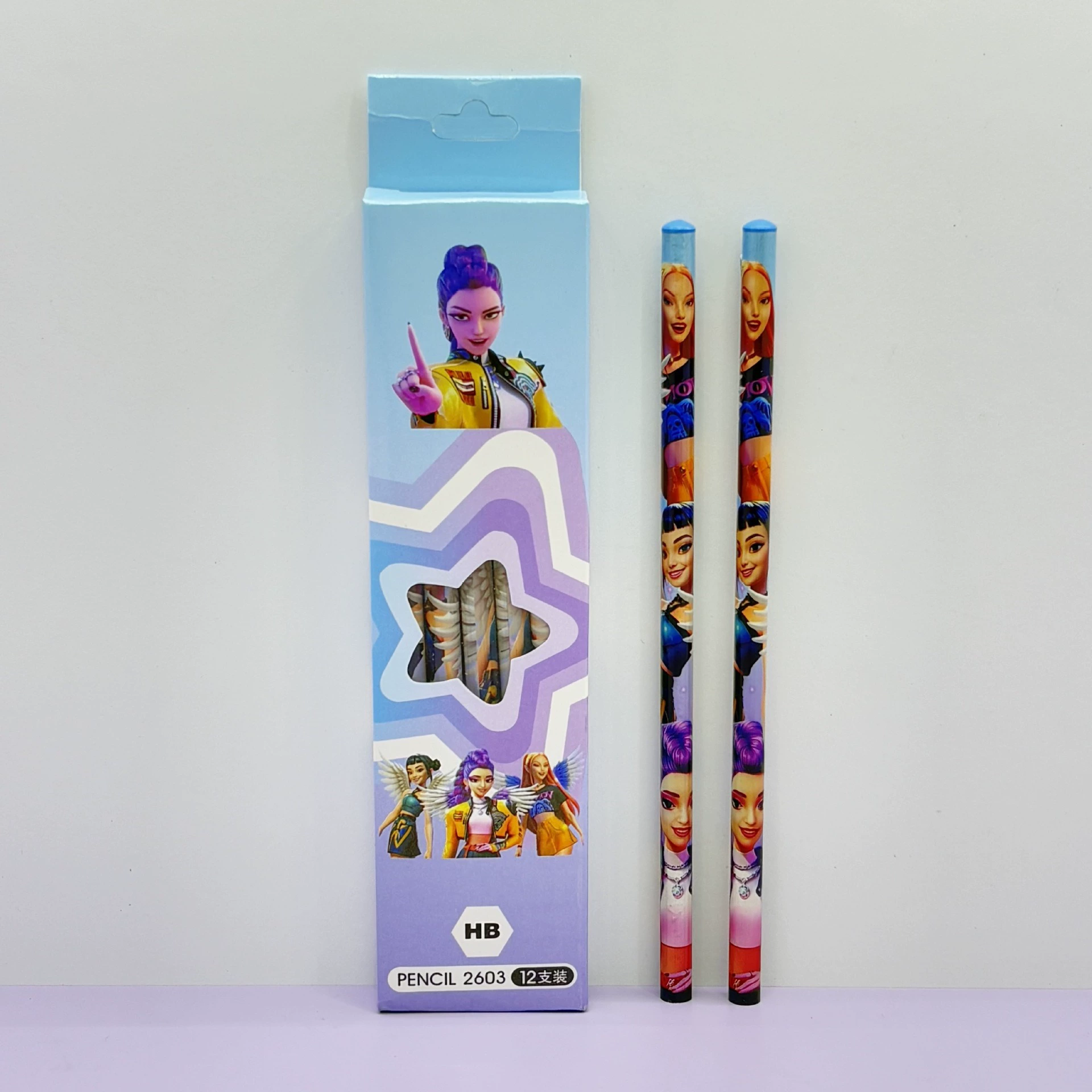 Stationery, set, cartoon ruler for students, new collection