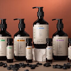ホテル民宿シャンプー入浴剤浴場使い捨て洗面用品セット壁大瓶300ml