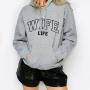 字母连帽欧美hoodie连帽衫