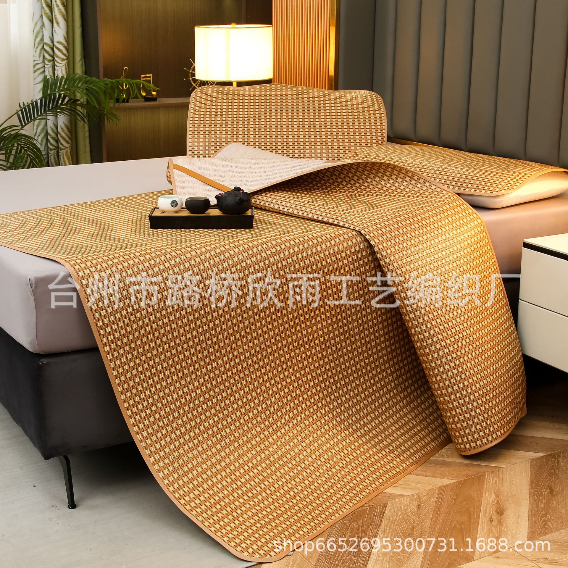 藤席两面可用 学生宿舍单人床凉席 草席 冰丝席玉米藤席