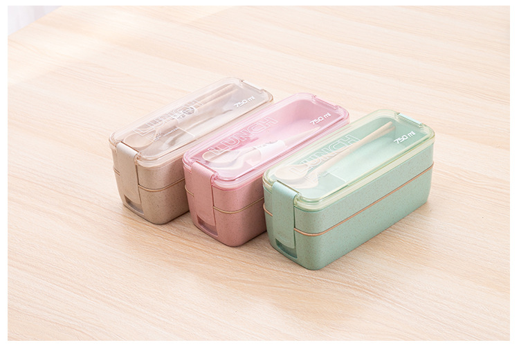 Casual Solid Color Plastic Lunch Box display picture 2