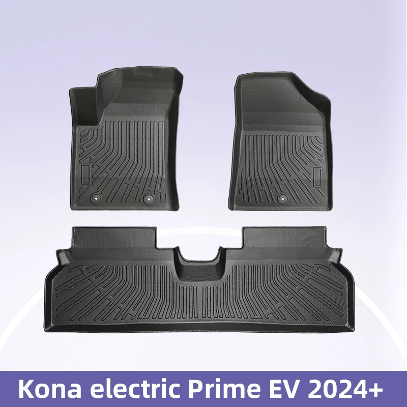 Подходит для Kona Электрический Prime EV 2024 3D 24/7 Материал TPE автомобильный коврик хвост коврик