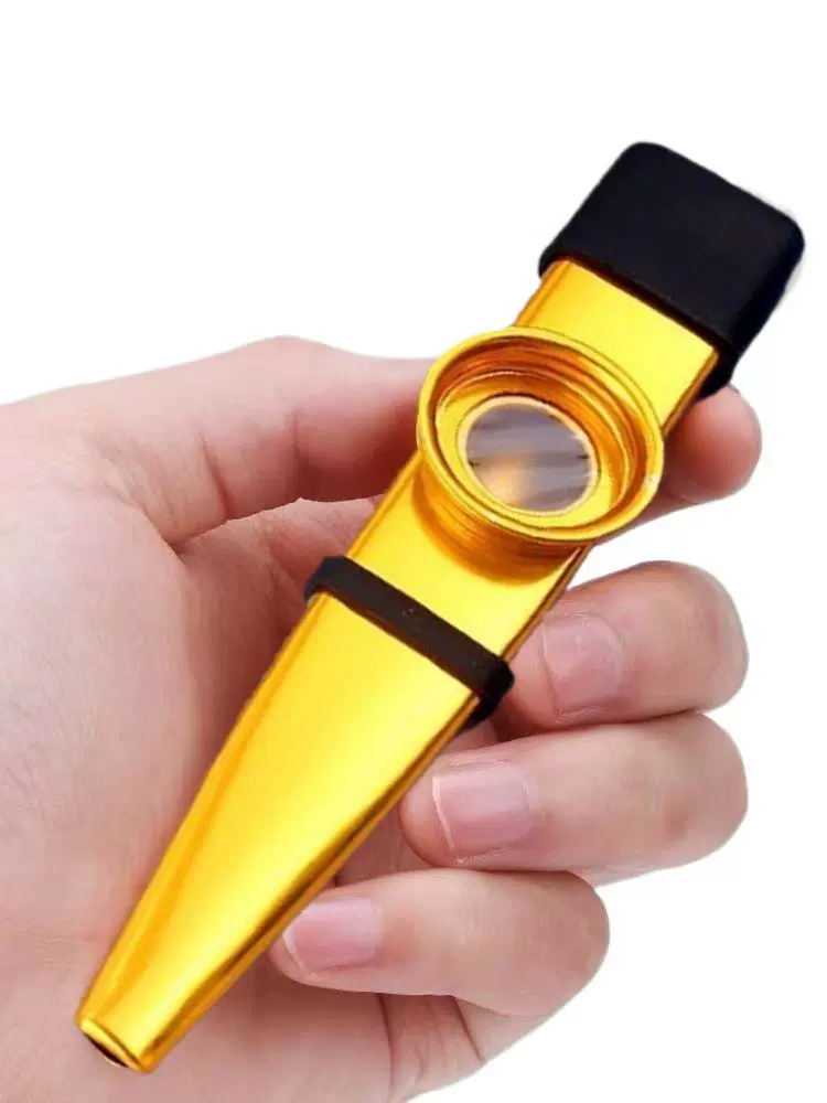 Металлический казы Kazoo инструмент музыкальный тон простой легкий для изучения профессиональная аккомпанемент Юси Ли гитара