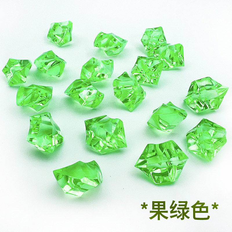 Colorido Cristal de los niños de la gema artificial del tanque de peces de plástico acrílico juguete patio etapa de vestir